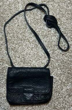 J.Crew Pebbled Leather Mini Crossbody Wallet Bag